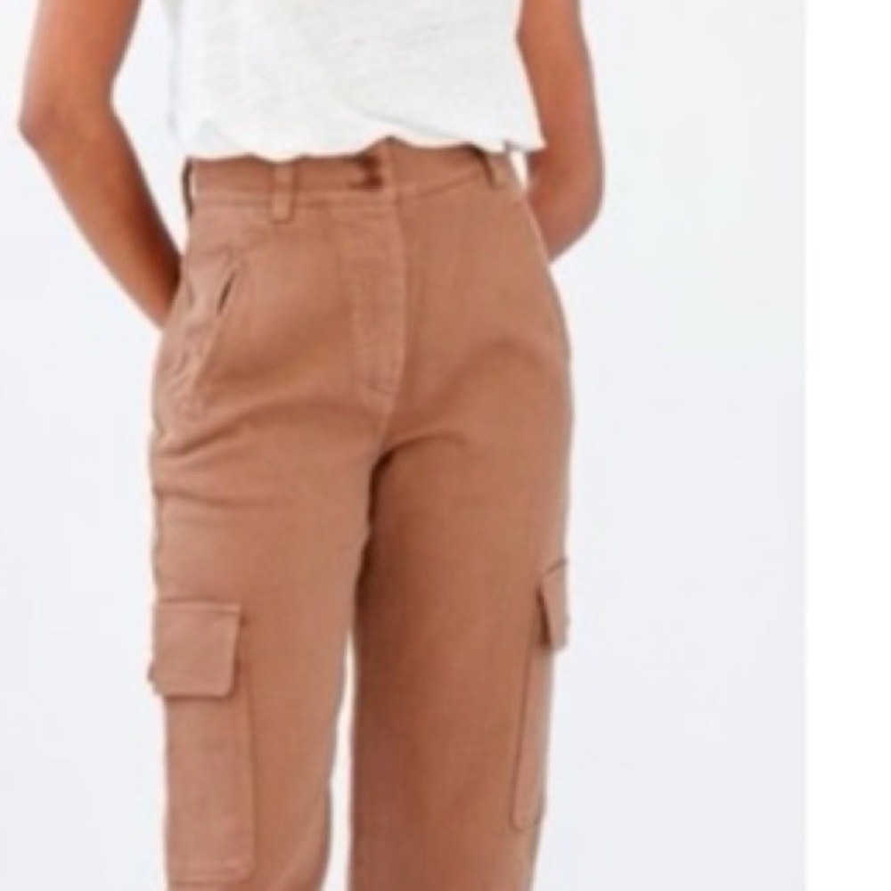 Women's Casual Tan Cargo Pants